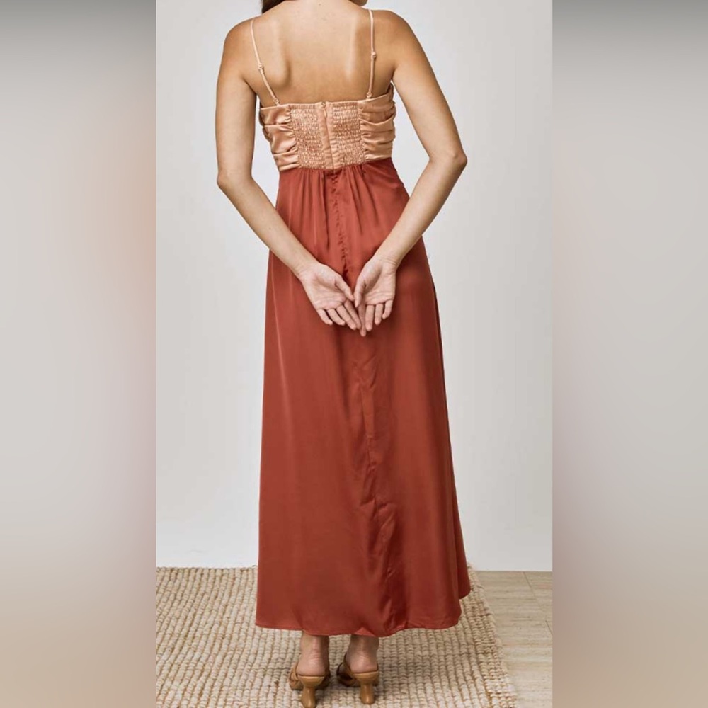 MON RENN Duet Strappy Midi Dress - Picture 8 of 17